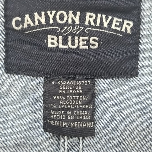 Canyon River Blues Cotton Jean Jacket - Picture 6 of 6